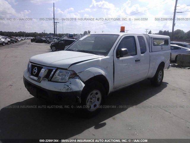 1N6BD0CT8EN724402 - 2014 NISSAN FRONTIER S/SV WHITE photo 2