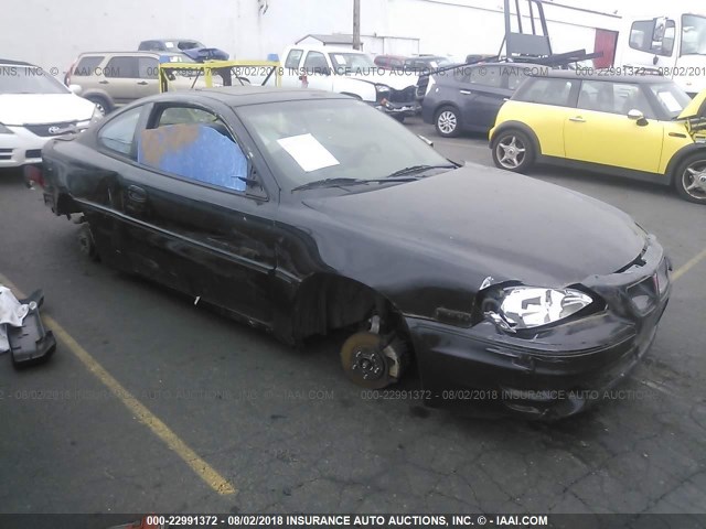 1G2NV12E9YM851342 - 2000 PONTIAC GRAND AM GT1 BLACK photo 1