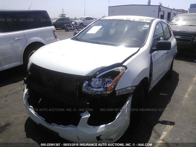 JN8AS5MT9DW524190 - 2013 NISSAN ROGUE S/SV WHITE photo 2