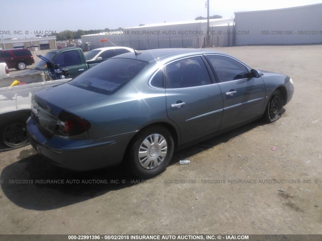 2G4WC582361103541 - 2006 BUICK LACROSSE CX TEAL photo 4