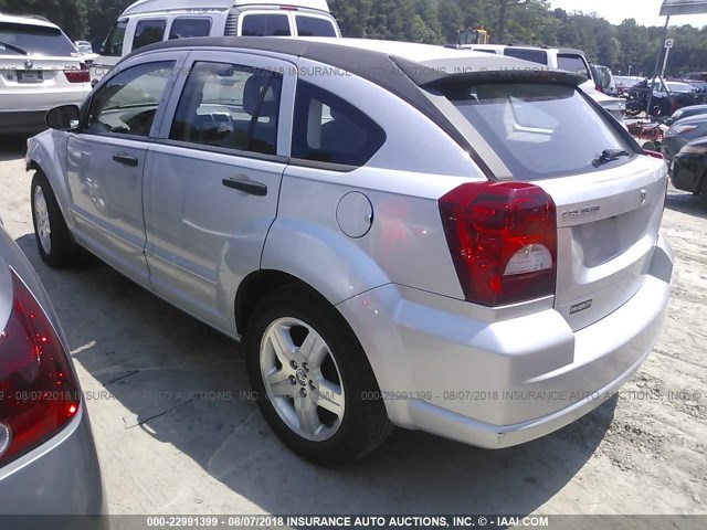 1B3HB48BX7D306959 - 2007 DODGE CALIBER SXT SILVER photo 3