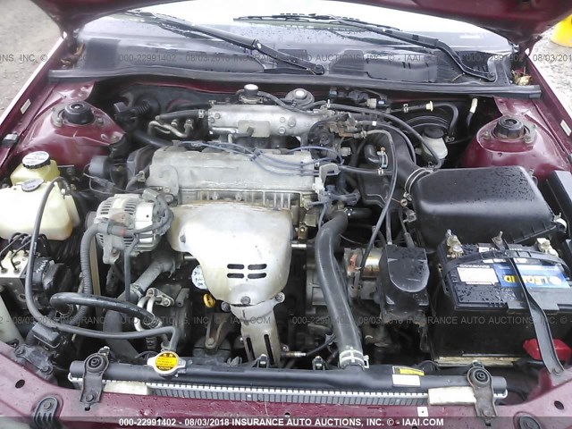 4T1BG22K1VU149687 - 1997 TOYOTA CAMRY CE/LE/XLE MAROON photo 10