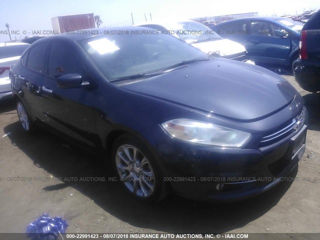 1C3CDFCB0ED669147 - 2014 DODGE DART LIMITED GRAY photo 1