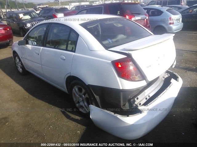 1G8AZ52F34Z227476 - 2004 SATURN ION LEVEL 2 WHITE photo 3