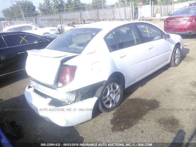 1G8AZ52F34Z227476 - 2004 SATURN ION LEVEL 2 WHITE photo 4