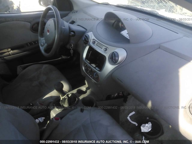 1G8AZ52F34Z227476 - 2004 SATURN ION LEVEL 2 WHITE photo 5