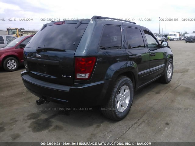 1J4HR48NX5C517130 - 2005 JEEP GRAND CHEROKEE LAREDO/COLUMBIA/FREEDOM 绿色 照片 4