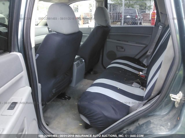 1J4HR48NX5C517130 - 2005 JEEP GRAND CHEROKEE LAREDO/COLUMBIA/FREEDOM 绿色 照片 8