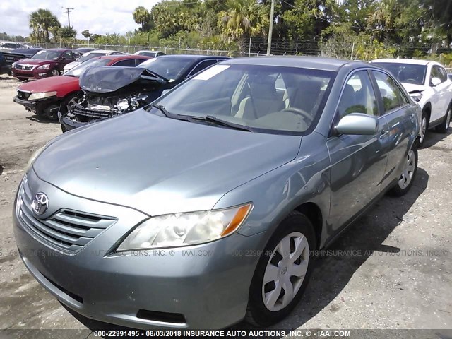 4T1BE46K97U703430 - 2007 TOYOTA CAMRY NEW GENERAT CE/LE/XLE/SE Light Blue photo 2