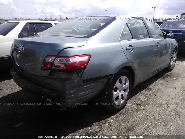 4T1BE46K97U703430 - 2007 TOYOTA CAMRY NEW GENERAT CE/LE/XLE/SE Light Blue photo 4