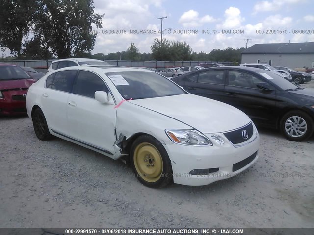 JTHBH96S765007357 - 2006 LEXUS GS GENERATION 200 300 WHITE photo 1