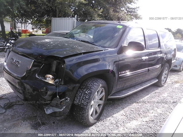 1GKFK66897J340776 - 2007 GMC YUKON XL DENALI BLACK photo 2