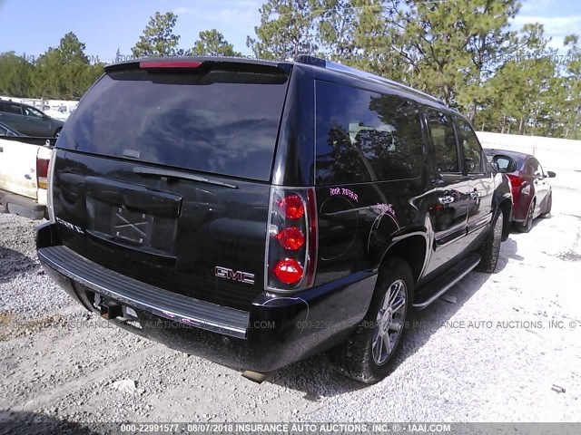 1GKFK66897J340776 - 2007 GMC YUKON XL DENALI BLACK photo 4