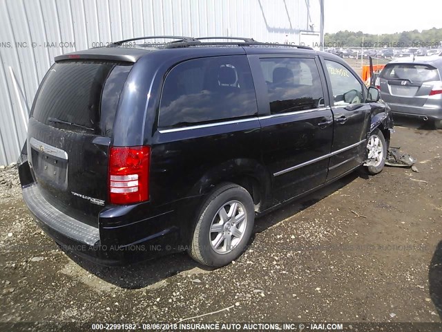 2A4RR8D13AR374375 - 2010 CHRYSLER TOWN & COUNTRY TOURING PLUS Dark Blue photo 4