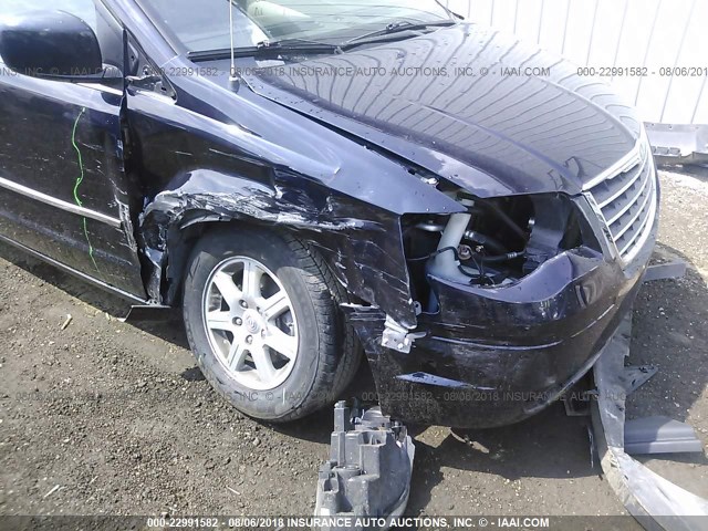 2A4RR8D13AR374375 - 2010 CHRYSLER TOWN & COUNTRY TOURING PLUS Dark Blue photo 6