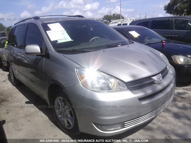 5TDZA22C65S266098 - 2005 TOYOTA SIENNA XLE/XLE LIMITED SILVER photo 1