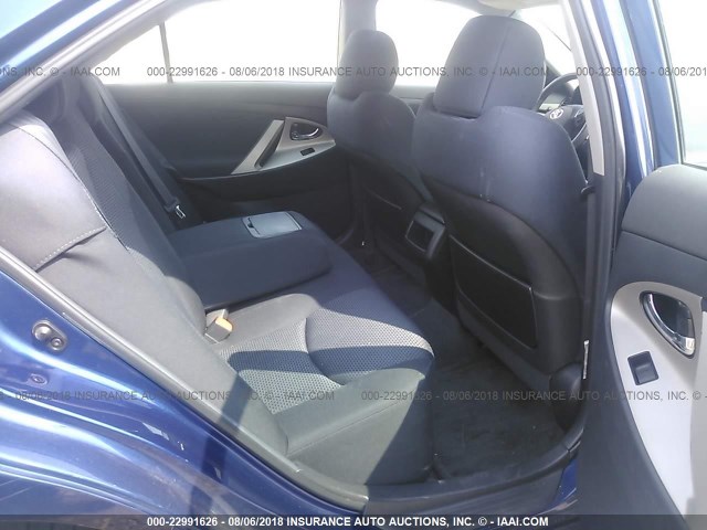 4T1BE46K38U216855 - 2008 TOYOTA CAMRY CE/LE/XLE/SE BLUE photo 8