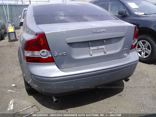 YV1MH682662222259 - 2006 VOLVO S40 T5 GRAY photo 6