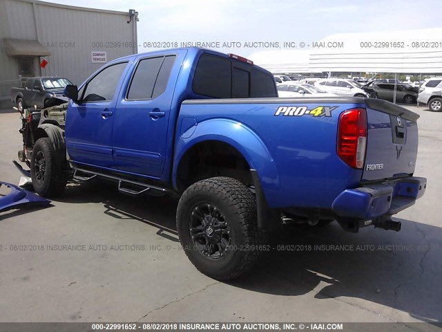 1N6AD0EV4EN767273 - 2014 NISSAN FRONTIER S/SV/SL/PRO-4X BLUE photo 3