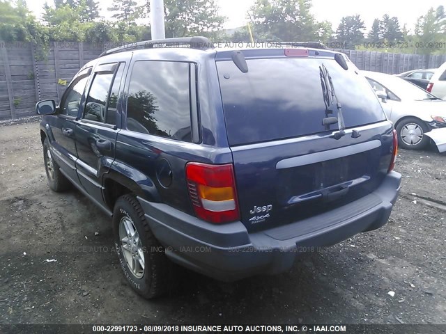1J4GW48S64C164619 - 2004 JEEP GRAND CHEROKEE LAREDO/COLUMBIA/FREEDOM 深蓝色 照片 3