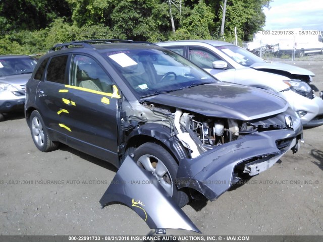 5J8TB18558A015159 - 2008 ACURA RDX TECHNOLOGY GRAY photo 1