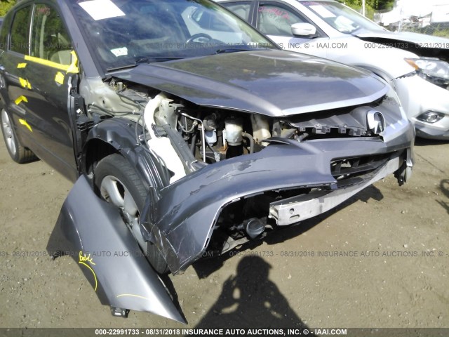 5J8TB18558A015159 - 2008 ACURA RDX TECHNOLOGY GRAY photo 6