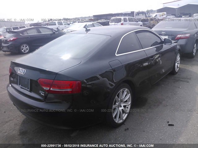 WAULFAFR3BA022611 - 2011 AUDI A5 PREMIUM PLUS BLACK photo 4