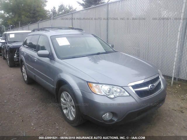 4S4BP66C297328867 - 2009 SUBARU OUTBACK 2.5I LIMITED SILVER photo 1