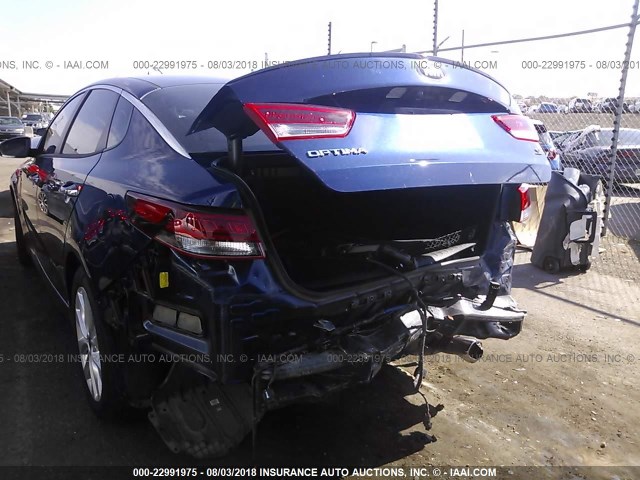 5XXGT4L3XJG242426 - 2018 KIA OPTIMA LX/S BLUE photo 6