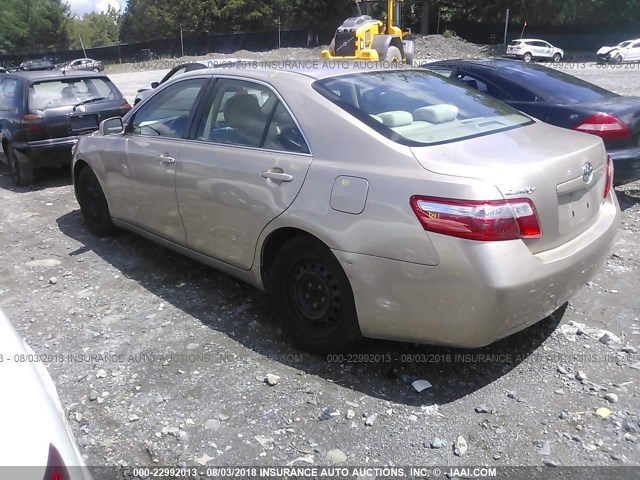 4T1BE46K68U196231 - 2008 TOYOTA CAMRY CE/LE/XLE/SE GOLD photo 3