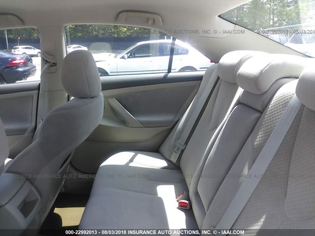 4T1BE46K68U196231 - 2008 TOYOTA CAMRY CE/LE/XLE/SE GOLD photo 8