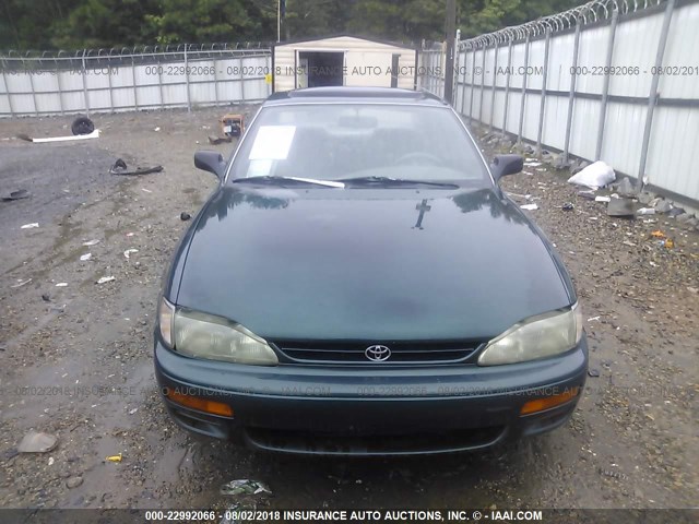 4T1BG12K8TU763577 - 1996 TOYOTA CAMRY DX/LE/XLE მწვანე ფოტო 6