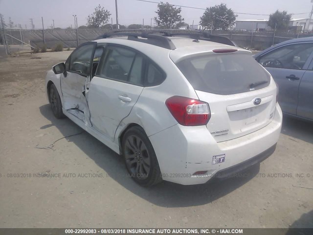 JF1GPAU68F8323310 - 2015 SUBARU IMPREZA SPORT WHITE photo 3