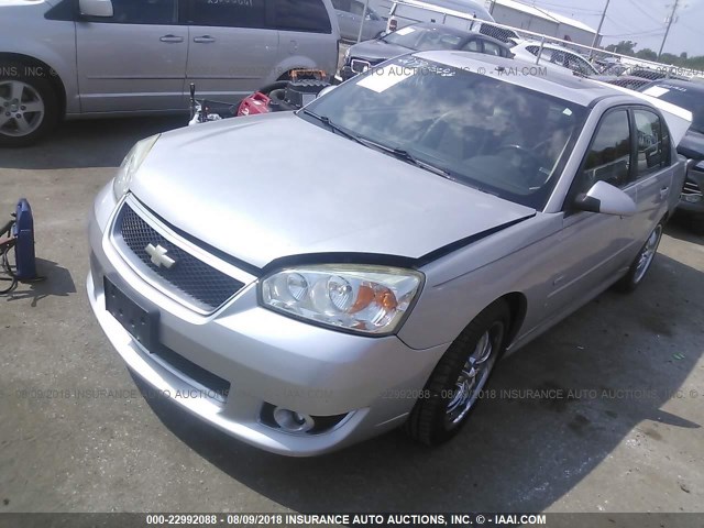 1G1ZW53166F238151 - 2006 CHEVROLET MALIBU SS Gümüş foto 2