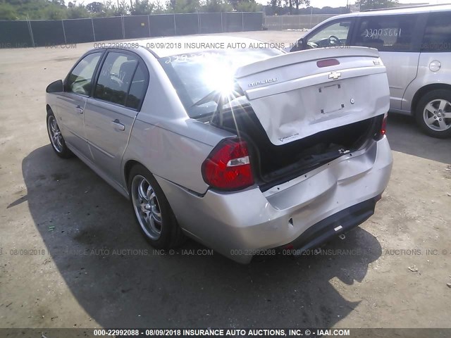 1G1ZW53166F238151 - 2006 CHEVROLET MALIBU SS Gümüş foto 3