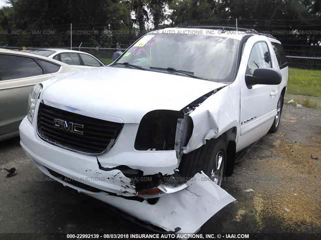 1GKFK16388J212621 - 2008 GMC YUKON XL K1500 WHITE photo 2