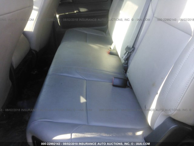 5TFRM5F1XGX104229 - 2016 TOYOTA TUNDRA DOUBLE CAB SR/SR5 RED photo 8