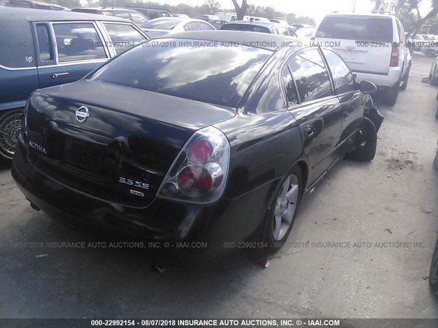 1N4BL11D26N459880 - 2006 NISSAN ALTIMA SE/SL/SE-R BLACK photo 4