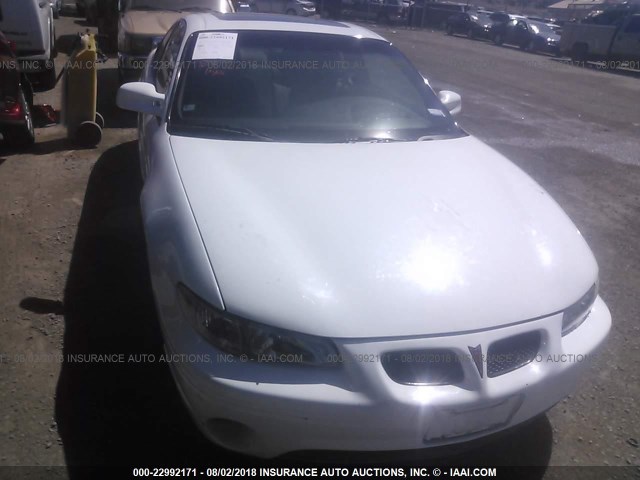 1G2WR12121F251035 - 2001 PONTIAC GRAND PRIX GTP WHITE photo 1