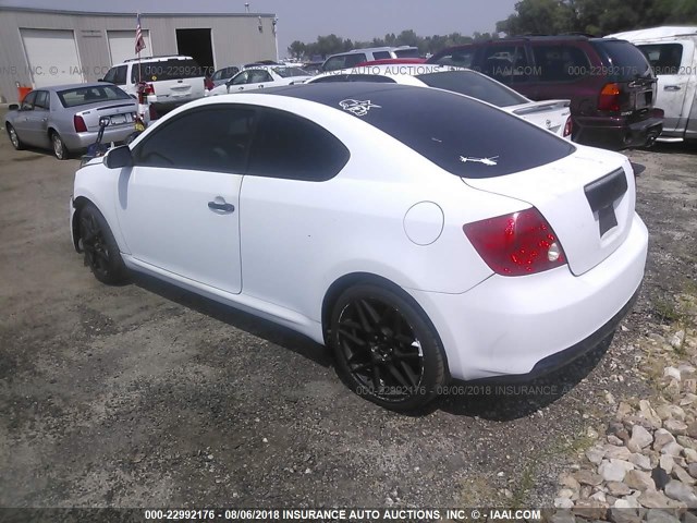 JTKDE177560083146 - 2006 TOYOTA SCION TC 白色 照片 3