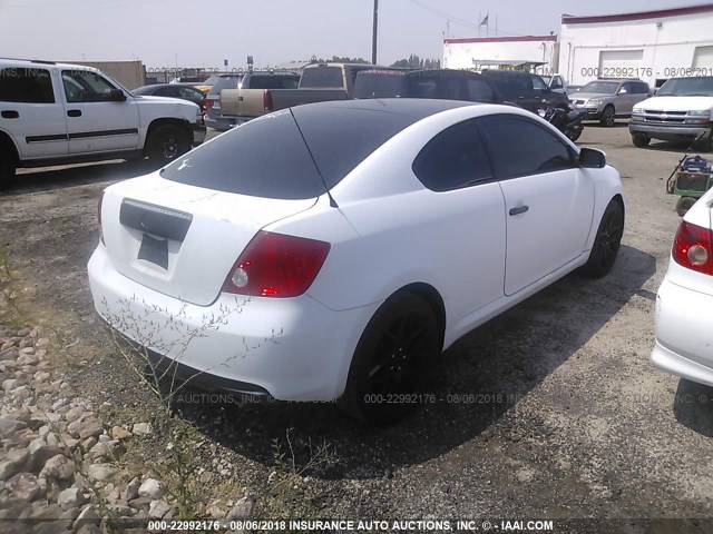 JTKDE177560083146 - 2006 TOYOTA SCION TC 白色 照片 4