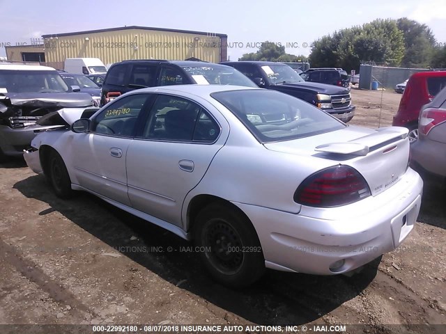 1G2NE52E15M144013 - 2005 PONTIAC GRAND AM SE SILVER photo 3