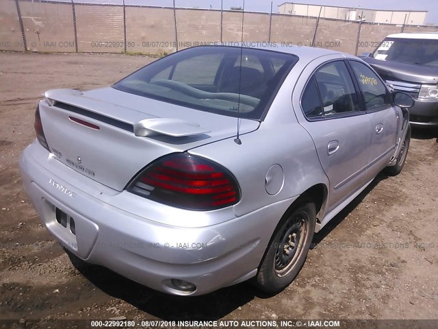 1G2NE52E15M144013 - 2005 PONTIAC GRAND AM SE SILVER photo 4