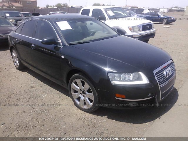 WAUDG74F35N121312 - 2005 AUDI A6 3.2 QUATTRO BLACK photo 1