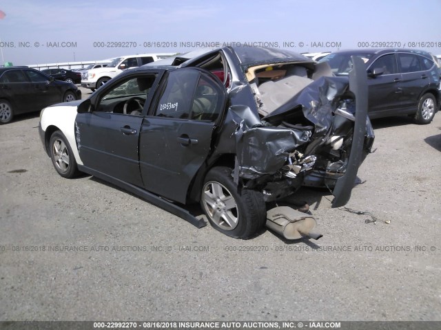1G1ZT54885F160023 - 2005 CHEVROLET MALIBU LS ლურჯი ფოტო 3
