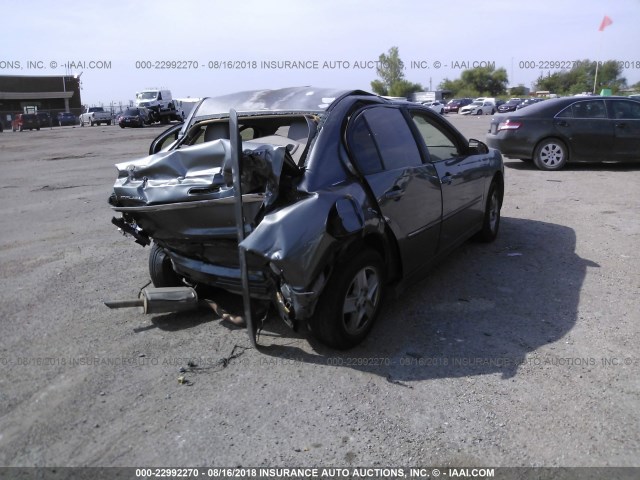 1G1ZT54885F160023 - 2005 CHEVROLET MALIBU LS ლურჯი ფოტო 4