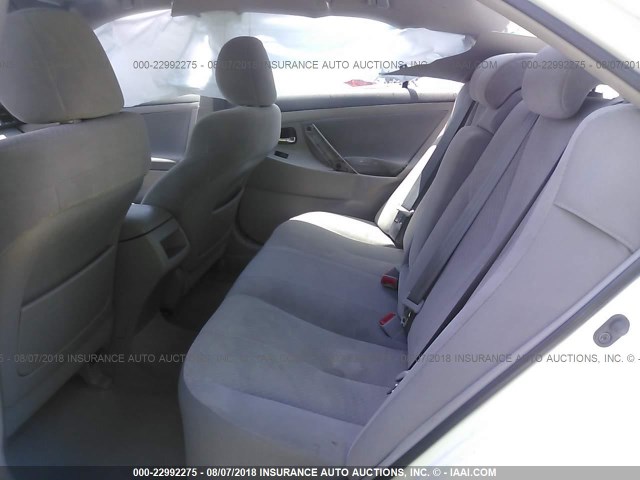 4T1BE46K39U908261 - 2009 TOYOTA CAMRY SE/LE/XLE თეთრი ფოტო 8