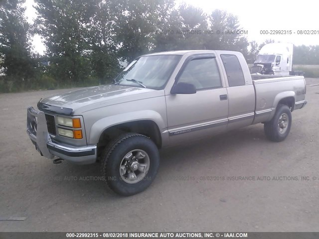 1GTGK29R4XF042488 - 1999 GMC SIERRA K2500 Pewter photo 2