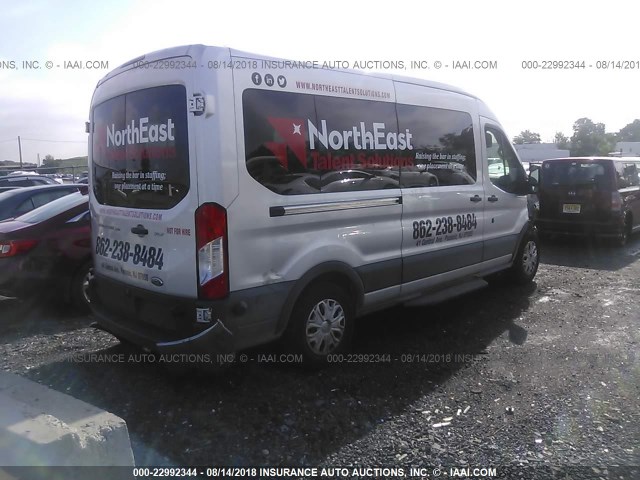 1FBAX2CM4HKB24593 - 2017 FORD TRANSIT T-350 SILVER photo 4