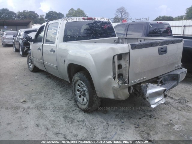 3GTEC13C79G167764 - 2009 GMC SIERRA C1500/C1500 SL TAN photo 3